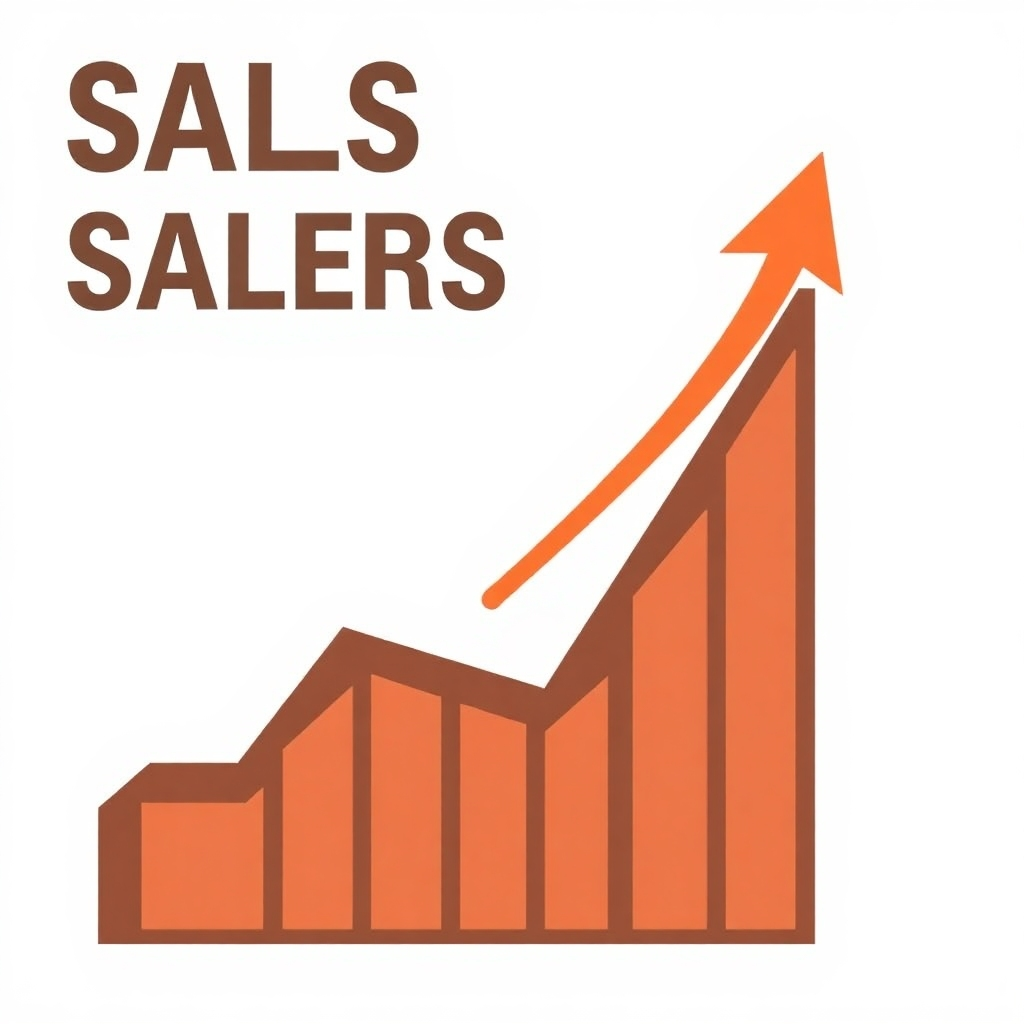 A stylized graphic showing a sharp upward trend line on a chart, representing increased sales. The chart should be visually appealing and easy to understand, and could include a combination of realistic and abstract elements.  The overall color scheme should be positive and uplifting. Use strong visuals to convey the message of growth and success. Aim for a style that is both informative and visually striking.